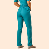 Women's Slit Trousers with Bow Tie Scrub Pant