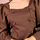 Women's Modern Fit Puffed Sleeves Set