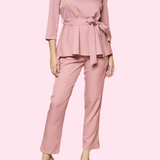 Women's Slim Fit Scrub Pant With Elastic Waistband