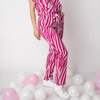 Pink and white lines / 2XL
