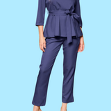 Women's Slim Fit Scrub Pant With Elastic Waistband
