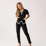 Women's M Neck Scrub Top