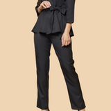 Women's Slim Fit Scrub Pant With Elastic Waistband