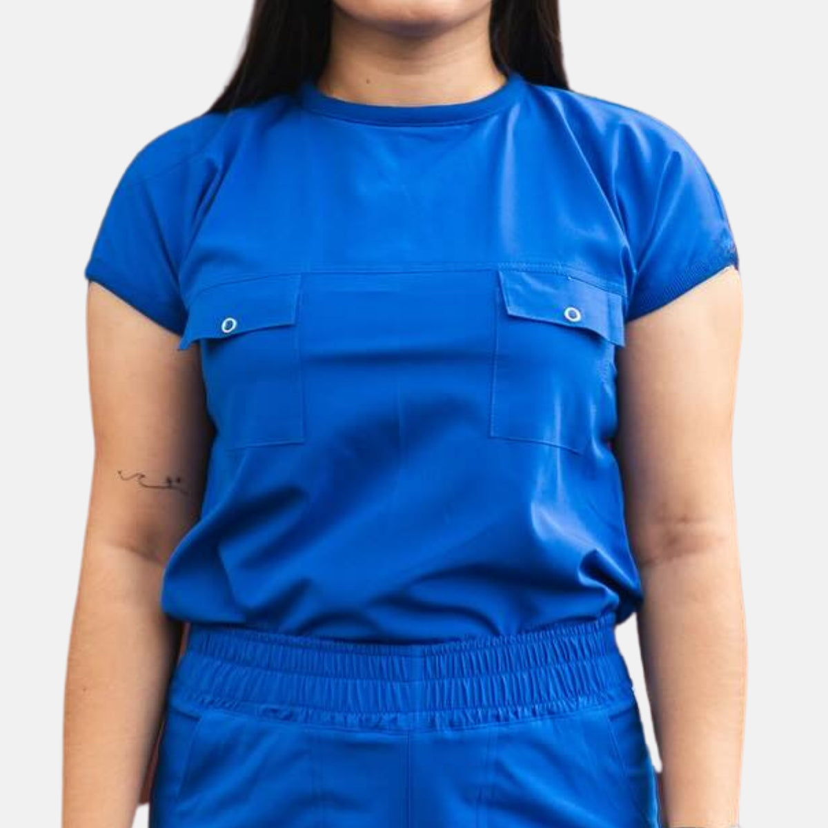 Women's Round Neck Scrub Top