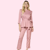 Women's Slim Fit Scrub Pant With Elastic Waistband